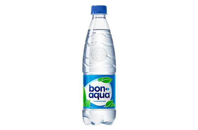 Вода Бон Аква газированная 0,5 л